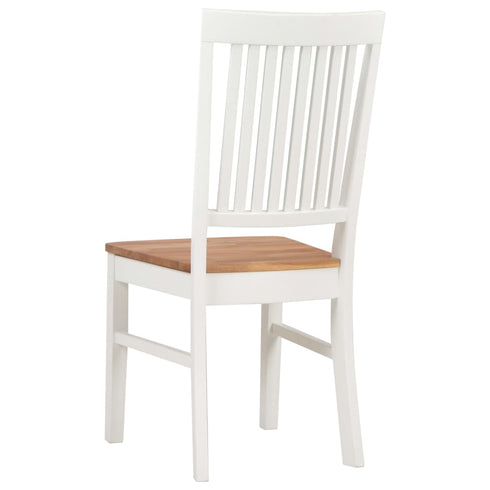 Maison Madeleine -  5 Piece Dining Set Solid Oak Wood
